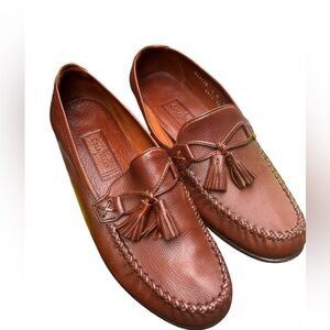 Cole Haan Country Tassel Brown Leather Loafers Women’s 90s Vintage